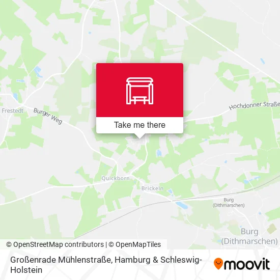 Карта Großenrade Mühlenstraße