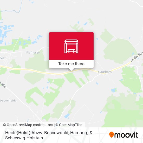 Heide(Holst) Abzw. Bennewohld map