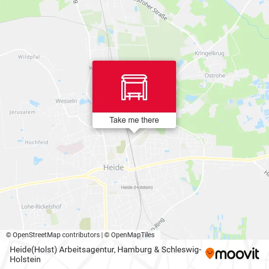 Карта Heide(Holst) Arbeitsagentur