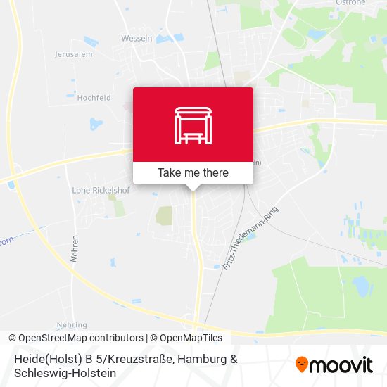 Heide(Holst) B 5/Kreuzstraße map