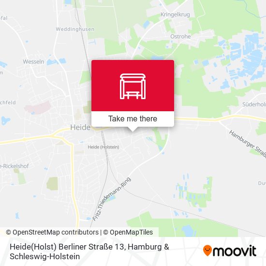 Heide(Holst) Berliner Straße 13 map