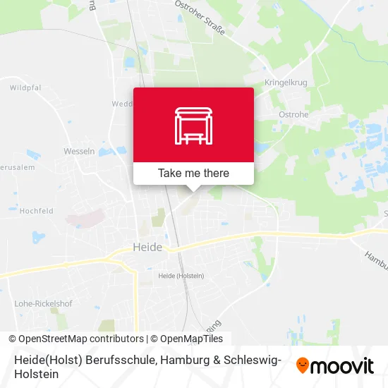 Карта Heide(Holst) Berufsschule