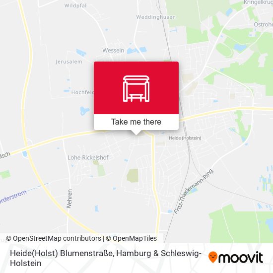 Heide(Holst) Blumenstraße map