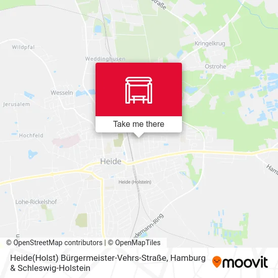 Карта Heide(Holst) Bürgermeister-Vehrs-Straße