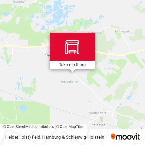 Карта Heide(Holst) Feld
