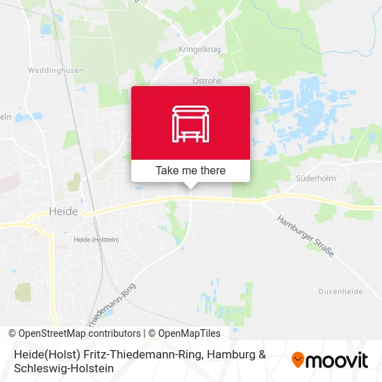 Карта Heide(Holst) Fritz-Thiedemann-Ring