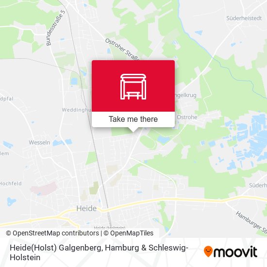 Heide(Holst) Galgenberg map