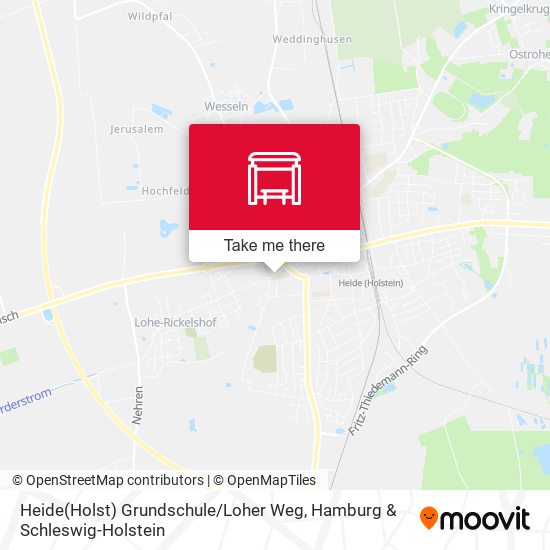 Карта Heide(Holst) Grundschule / Loher Weg