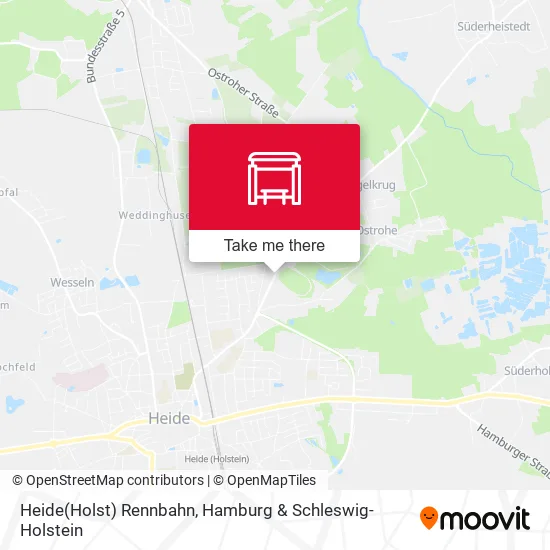 Карта Heide(Holst) Rennbahn