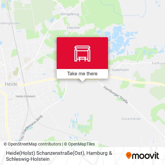 Heide(Holst) Schanzenstraße(Ost) map