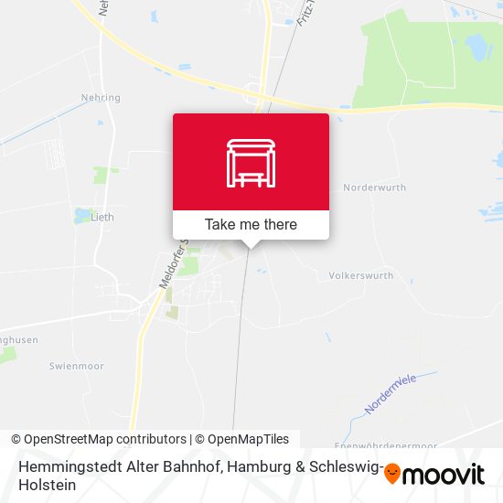 Hemmingstedt Alter Bahnhof map
