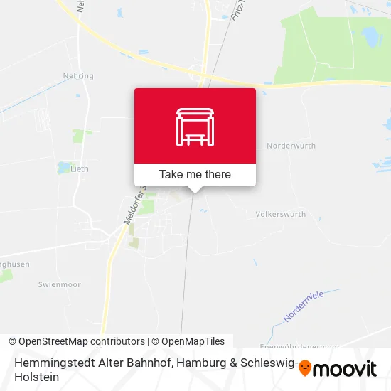 Карта Hemmingstedt Alter Bahnhof