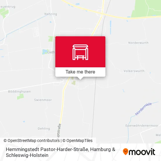 Карта Hemmingstedt Pastor-Harder-Straße