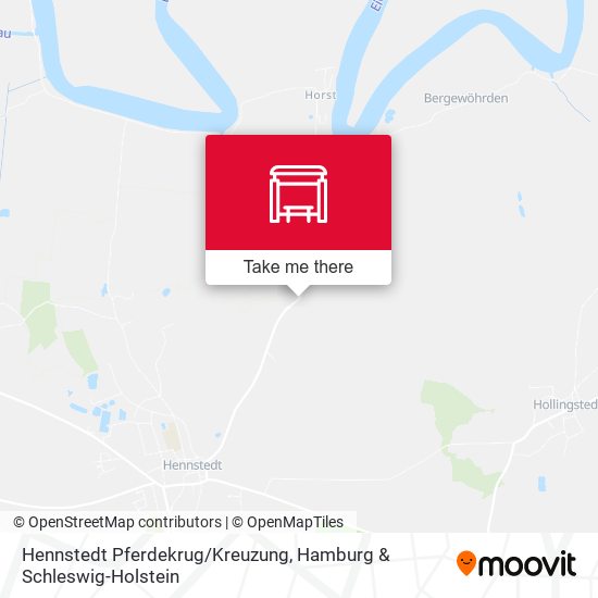 Hennstedt Pferdekrug/Kreuzung map