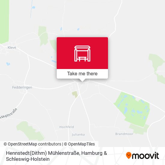 Hennstedt(Dithm) Mühlenstraße map