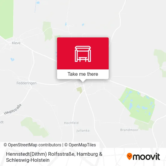 Карта Hennstedt(Dithm) Rolfsstraße