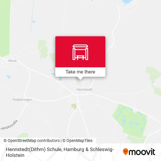 Карта Hennstedt(Dithm) Schule