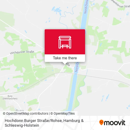 Карта Hochdonn Burger Straße/Rohse