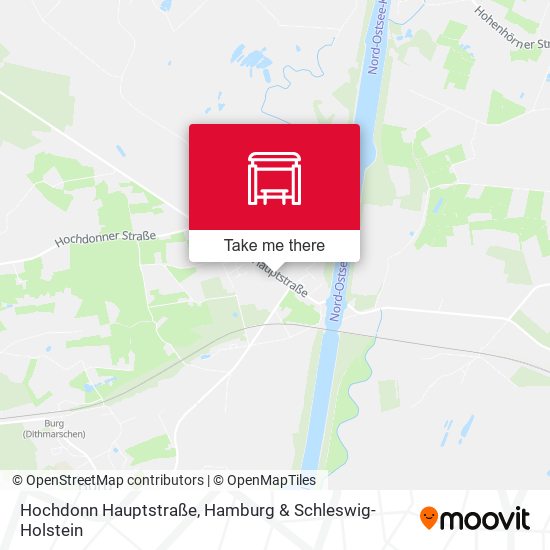 Hochdonn Hauptstraße map