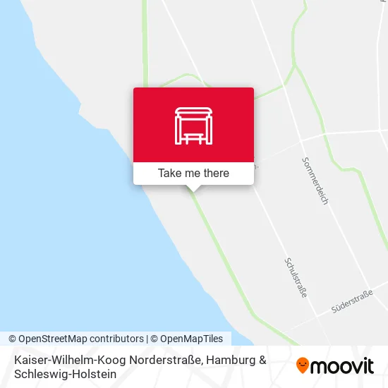 Карта Kaiser-Wilhelm-Koog Norderstraße