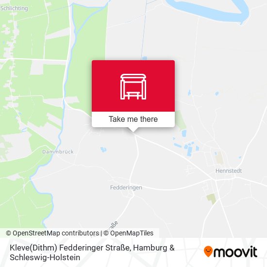 Kleve(Dithm) Fedderinger Straße map