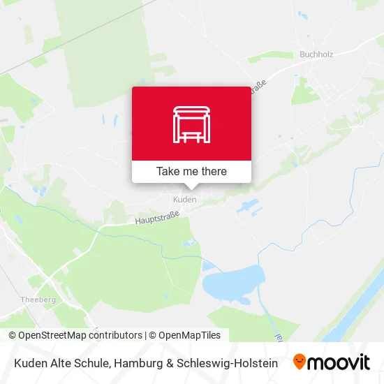 Карта Kuden Alte Schule