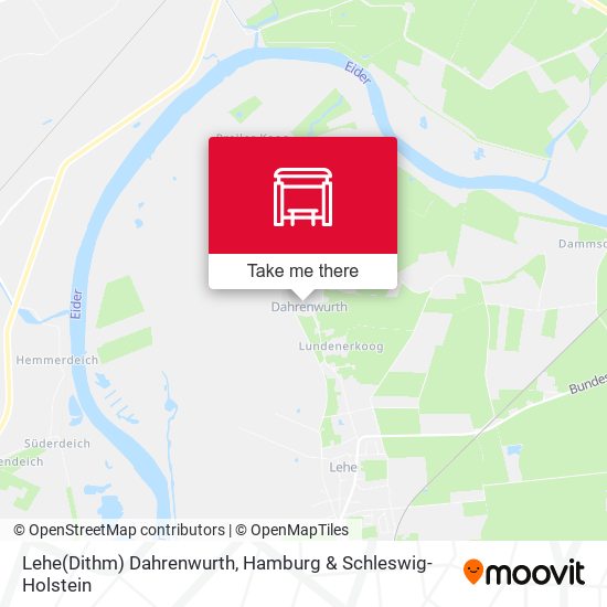 Lehe(Dithm) Dahrenwurth map