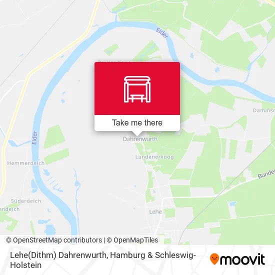 Карта Lehe(Dithm) Dahrenwurth