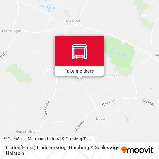 Linden(Holst) Lindenerkoog map