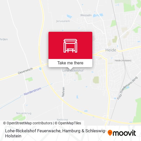 Lohe-Rickelshof Feuerwache map
