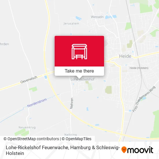 Карта Lohe-Rickelshof Feuerwache