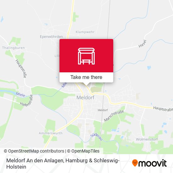 Meldorf An den Anlagen map