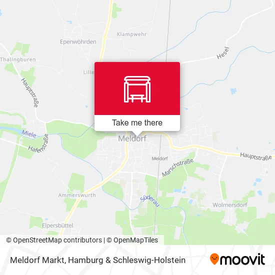Карта Meldorf Markt