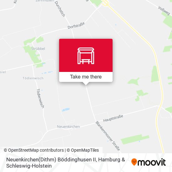 Neuenkirchen(Dithm) Böddinghusen II map