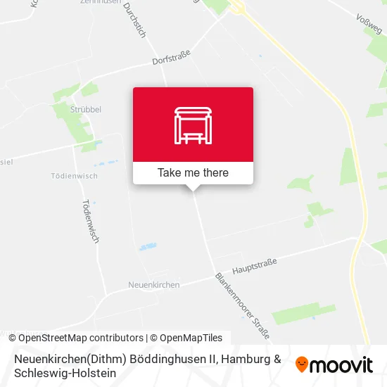 Карта Neuenkirchen(Dithm) Böddinghusen II