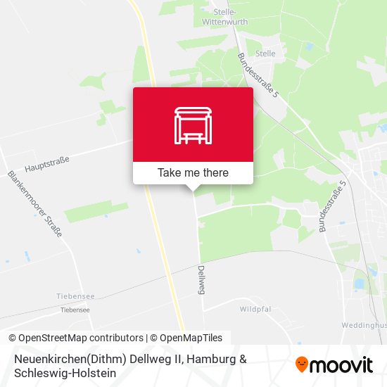 Neuenkirchen(Dithm) Dellweg II map