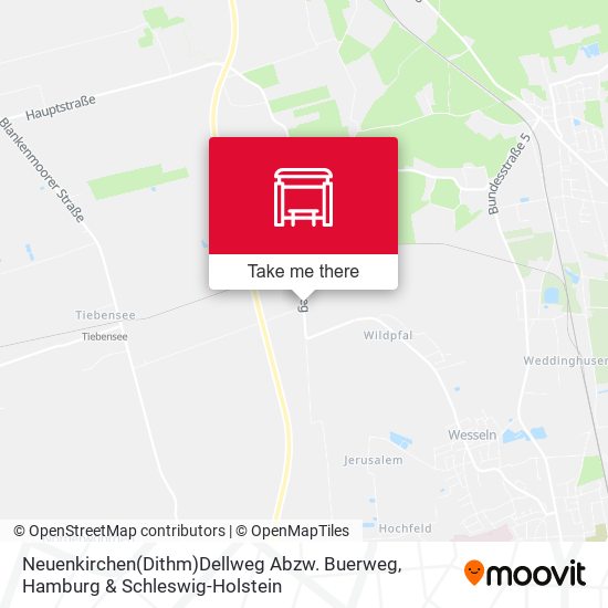 Neuenkirchen(Dithm)Dellweg Abzw. Buerweg map