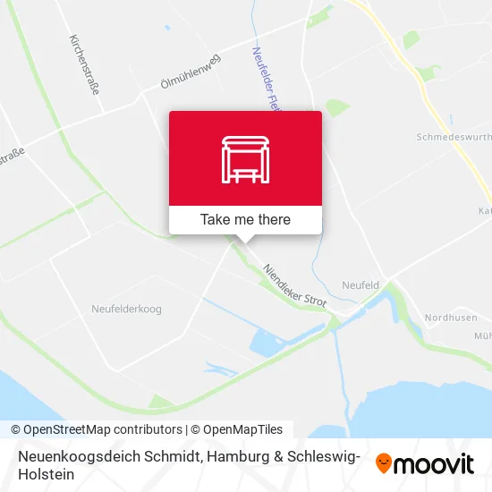 Карта Neuenkoogsdeich Schmidt
