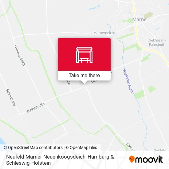 Карта Neufeld Marner Neuenkoogsdeich