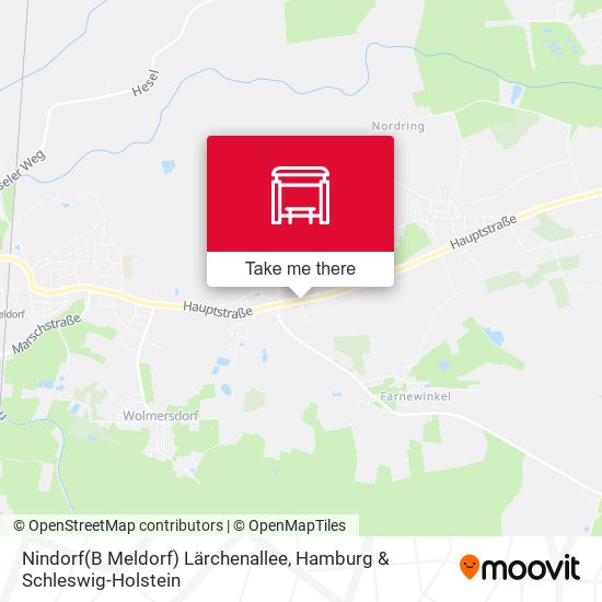 Nindorf(B Meldorf) Lärchenallee map