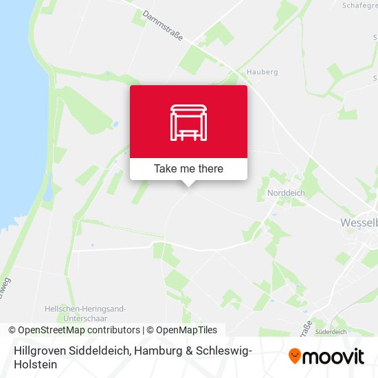 Hillgroven Siddeldeich map