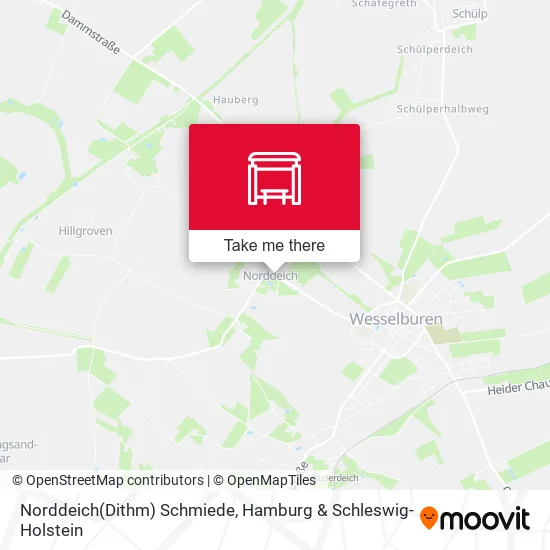 Карта Norddeich(Dithm) Schmiede
