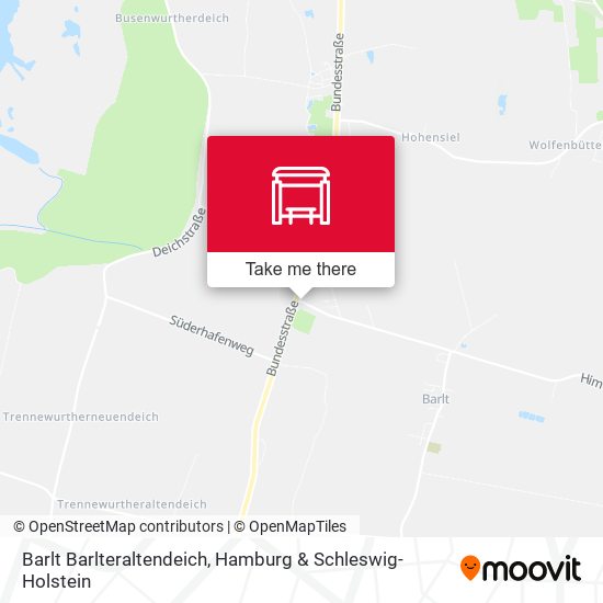 Barlt Barlteraltendeich map