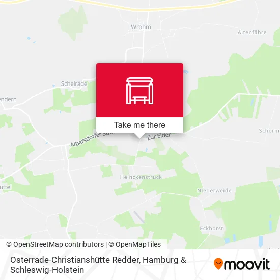 Карта Osterrade-Christianshütte Redder