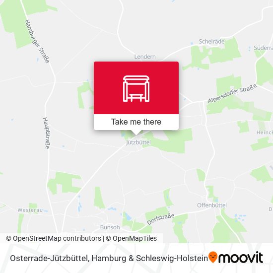 Osterrade-Jützbüttel map