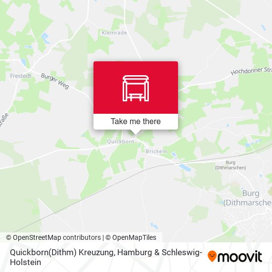Quickborn(Dithm) Kreuzung map