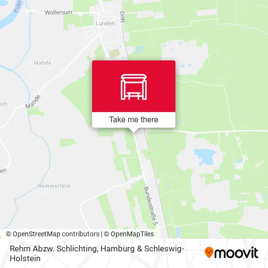 Карта Rehm Abzw. Schlichting