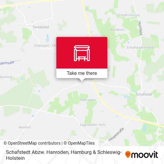 Карта Schafstedt Abzw. Hanroden