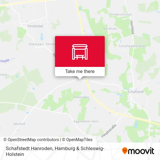 Карта Schafstedt Hanroden