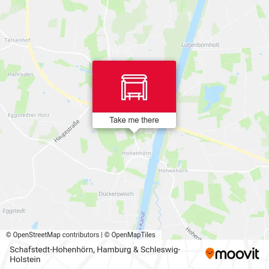 Карта Schafstedt-Hohenhörn